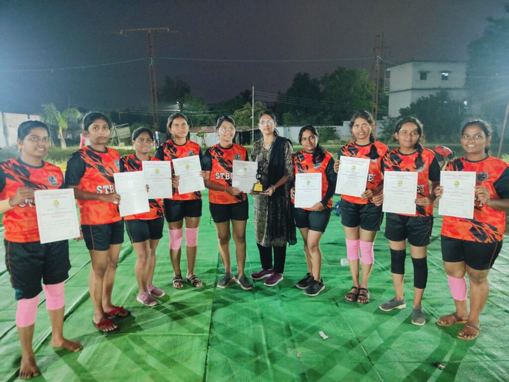 STBCET girls win kabaddi match